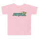 Atoll Board Co Toddler Short Sleeve Tee with Atoll Floral Graphic - Pink, 5T - Pink,5T, 62D85F764628FPink-5T