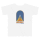 Atoll Board Co Toddler Short Sleeve Tee with Atoll Paddle Board Wake Graphic - White, 5T - White,5T, 62D860F053E91White-5T