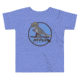 Atoll Board Co Toddler Short Sleeve Tee with Atoll T-Rex Dinosaur Graphic - Heather Columbia Blue, 2T - Heather Columbia Blue,2T, 62C6199F064E2Heather-Columbia-Blue-2T