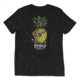Atoll Board Co Tri Blend Tee with Atoll Pineapple Head Graphic - Charcoal-Black Triblend, XS - Charcoal-Black Triblend,XS, 6494C60F31920Charcoal-Black-Triblend-XS