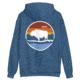 Atoll Board Co Unisex Box Hoodie with Atoll Landscape Graphic - Indigo Blue, 2XL - Indigo Blue,2XL, 62CEF7DDDE2C2Indigo-Blue-2XL