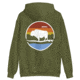 Atoll Board Co Unisex Box Hoodie with Atoll Landscape Graphic - Military Green, 3XL - Military Green,3XL, 62CEF7DDDE2C2Military-Green-3XL