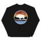 Atoll Board Co Unisex Crew Neck Sweatshirt with Atoll Landscape Graphic - Black, 5XL - Black,5XL, 636AA060D522CBlack-5XL