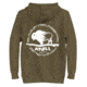 Atoll Board Co Unisex Hoodie with Hand Drawn Atoll Logo - Military Green, M - Military Green,M, 628E8B7D50B97Military-Green-M