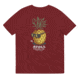 Atoll Board Co Unisex Organic Cotton Tee with Atoll Pineapple Head Graphic - Burgundy, XL - Burgundy,XL, 6494C56223AA1Burgundy-XL