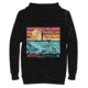 Atoll Board Co Unisex Premium Hoodie with Atoll SUP Rider and Reef Graphic - Black, L - Black,L, 62CEFCABCAE0CBlack-L