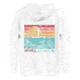Atoll Board Co Unisex Premium Hoodie with Atoll SUP Rider and Reef Graphic - White, L - White,L, 62CEFCABCAE0CWhite-L