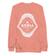 Atoll Board Co Unisex Premium Sweatshirt with Atoll Shark Fossil Graphic - Dusty Rose, L - Dusty Rose,L, 648746419EE75Dusty-Rose-L