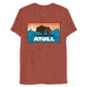 Atoll Board Co Unisex Premium Tri Blend Tee with Atoll Sunset Logo Original Edition - Clay Triblend, XL - Clay Triblend,XL, 629A4B94B49D2Clay-Triblend-XL
