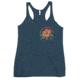 Atoll Board Co Womens Racerback Tank with Atoll Paddle Board Island Flower Graphic - Indigo, L - Indigo,L, 6442F10F86D7AIndigo-L