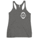 Atoll Board Co Womens Racerback Tank with Atoll Shark Fossil Graphic - Premium Heather, XL - Premium Heather,XL, 648749F72A849Premium-Heather-XL