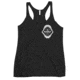 Atoll Board Co Womens Racerback Tank with Atoll Shark Fossil Graphic - Vintage Black, L - Vintage Black,L, 648749F72A849Vintage-Black-L