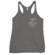 Atoll Board Co Womens Racerback Tank with Atoll Skull Island Graphic - Premium Heather, L - Premium Heather,L, 6450410339837Premium-Heather-L