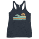 Atoll Board Co Womens Racerback Tank with Atoll Wave Graphic - Vintage Navy, L - Vintage Navy,L, 62C1DE7ED8E02Vintage-Navy-L