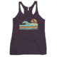 Atoll Board Co Womens Racerback Tank with Atoll Wave Graphic - Vintage Purple, L - Vintage Purple,L, 62C1DE7ED8E02Vintage-Purple-L