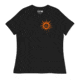 Atoll Board Co Womens Relaxed T-Shirt with Atoll Horizon Sunset Graphic - Black, S - Black,S, 64518A62CC8A2Black-S