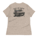 Atoll Board Co Womens Relaxed T-Shirt with Atoll Paddle Board Truck Graphic - Heather Stone, S - Heather Stone,S, 64594FB8762F1Heather-Stone-S