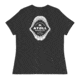 Atoll Board Co Womens Relaxed T-Shirt with Atoll Shark Fossil Graphic - Dark Grey Heather, XL - Dark Grey Heather,XL, 648749750F4D1Dark-Grey-Heather-XL