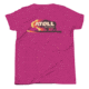Atoll Board Co Youth Short Sleeve T-Shirt with Atoll Color Shift Graphic - Berry, S - Berry,S, 630D4076795F1Berry-S