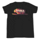 Atoll Board Co Youth Short Sleeve T-Shirt with Atoll Color Shift Graphic - Black, M - Black,M, 630D4076795F1Black-M