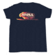 Atoll Board Co Youth Short Sleeve T-Shirt with Atoll Color Shift Graphic - Navy, L - Navy,L, 630D4076795F1Navy-L