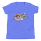 Atoll Board Co Youth Short Sleeve T-Shirt with Atoll Compass Graphic - Heather Columbia Blue, L - Heather Columbia Blue,L, 630D4B2E73C19Heather-Columbia-Blue-L