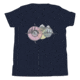 Atoll Board Co Youth Short Sleeve T-Shirt with Atoll Compass Graphic - Navy, L - Navy,L, 630D4B2E73C19Navy-L