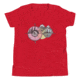 Atoll Board Co Youth Short Sleeve T-Shirt with Atoll Compass Graphic - Red, XL - Red,XL, 630D4B2E73C19Red-XL