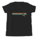 Atoll Board Co Youth Short Sleeve T-Shirt with Atoll Fin Graphic - Black, S - Black,S, 62F2989567CAABlack-S