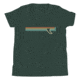 Atoll Board Co Youth Short Sleeve T-Shirt with Atoll Fin Graphic - Heather Forest, XL - Heather Forest,XL, 62F2989567CAAHeather-Forest-XL