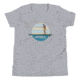 Atoll Board Co Youth Short Sleeve T-Shirt with Atoll Fly Fishing Graphic - Athletic Heather, L - Athletic Heather,L, 630D41EFDF472Athletic-Heather-L
