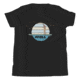 Atoll Board Co Youth Short Sleeve T-Shirt with Atoll Fly Fishing Graphic - Black, L - Black,L, 630D41EFDF472Black-L