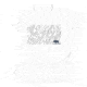 Atoll Board Co Youth Short Sleeve T-Shirt with Atoll Grain Graphic - White, S - White,S, 630D3C8B95CD5White-S
