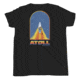 Atoll Board Co Youth Short Sleeve T-Shirt with Atoll Paddle Board Wake Graphic - Black, L - Black,L, 630D4E80ED91BBlack-L