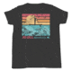 Atoll Board Co Youth Short Sleeve T-Shirt with Atoll Paddle Boarder and Reef Graphic - Dark Grey Heather, L - Dark Grey Heather,L, 630D43F0CB1F4Dark-Grey-Heather-L