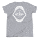 Atoll Board Co Youth Short Sleeve T-Shirt with Atoll Shark Fossil Graphic - Athletic Heather, M - Athletic Heather,M, 64874832E55D2Athletic-Heather-M