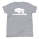 Atoll Board Co Youth Short Sleeve T-Shirt with Atoll Solo Bison Graphic - Athletic Heather, M - Athletic Heather,M, 630D46697C467Athletic-Heather-M