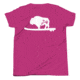 Atoll Board Co Youth Short Sleeve T-Shirt with Atoll Solo Bison Graphic - Berry, XL - Berry,XL, 630D46697C467Berry-XL