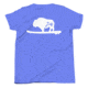 Atoll Board Co Youth Short Sleeve T-Shirt with Atoll Solo Bison Graphic - Heather Columbia Blue, L - Heather Columbia Blue,L, 630D46697C467Heather-Columbia-Blue-L