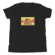 Atoll Board Co Youth Short Sleeve T-Shirt with Atoll Sunset Bison Hunter Graphic - Black, L - Black,L, 630D3FB244F9BBlack-L