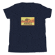 Atoll Board Co Youth Short Sleeve T-Shirt with Atoll Sunset Bison Hunter Graphic - Navy, L - Navy,L, 630D3FB244F9BNavy-L