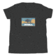 Atoll Board Co Youth Short Sleeve T-Shirt with Atoll Sunset Bison Night Graphic - Dark Grey Heather, XL - Dark Grey Heather,XL, 630D3F0D83E6BDark-Grey-Heather-XL