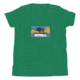 Atoll Board Co Youth Short Sleeve T-Shirt with Atoll Sunset Bison Night Graphic - Kelly, S - Kelly,S, 630D3F0D83E6BKelly-S