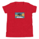 Atoll Board Co Youth Short Sleeve T-Shirt with Atoll Sunset Bison Night Graphic - Red, L - Red,L, 630D3F0D83E6BRed-L