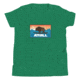 Atoll Board Co Youth Short Sleeve T-Shirt with Atoll Sunset Bison Original Graphic - Kelly, XL - Kelly,XL, 630D3D29868CDKelly-XL