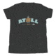 Atoll Board Co Youth Short Sleeve T-Shirt with Atoll Vibes Pineapple Graphic - Dark Grey Heather, L - Dark Grey Heather,L, 630D3BD90C299Dark-Grey-Heather-L