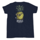 Atoll Board Co Youth Tee with Atoll Pineapple Head Graphic - Navy, S - Navy,S, 6494C9CE81A0CNavy-S