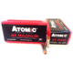 Atomic Ammunition Match Bonded .44 Remington Magnum 240 grain Hollow Point Brass Cased Pistol Ammo, 50 Rounds, CART-44MAG-240GR-MTCH