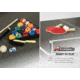 Atomic Hampton 3-In-1 Combo Game Table Billiards, Ping Pong, Dining, Grey wood grain, G05302W