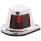 Attwood Marine 1-Mile Deck Mount, Red Sidelight, 12V, Stainless Steel Housing, 66319R7